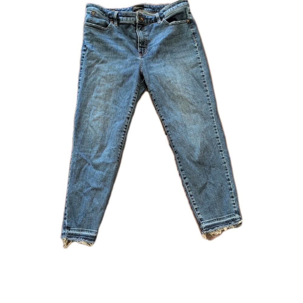Talbots Slim Ankle Jean Size 12P Raw Hem Talbot Womens Jeans Pants